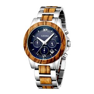 Ash-Original wooden watch-Zebra-43MM