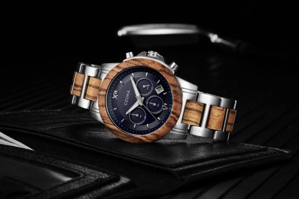 Ash-Original wooden watch-Zebra-43MM