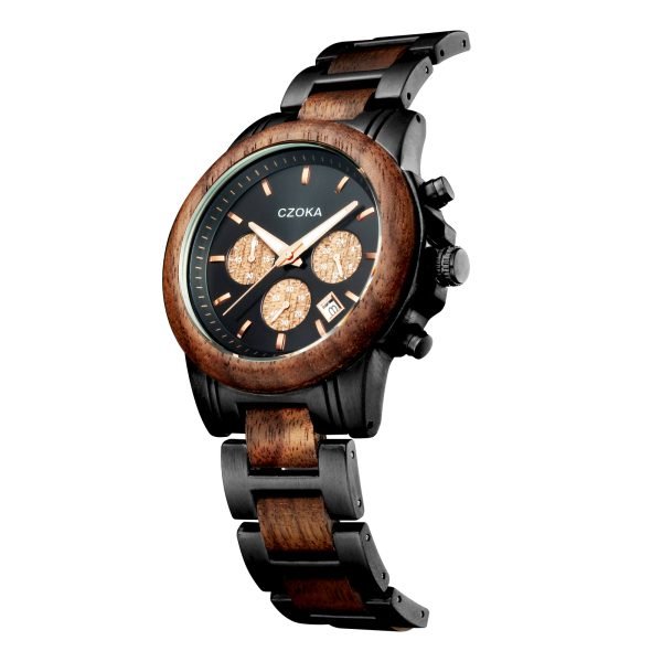 Ash-Original wooden watch-Walnut-43MM