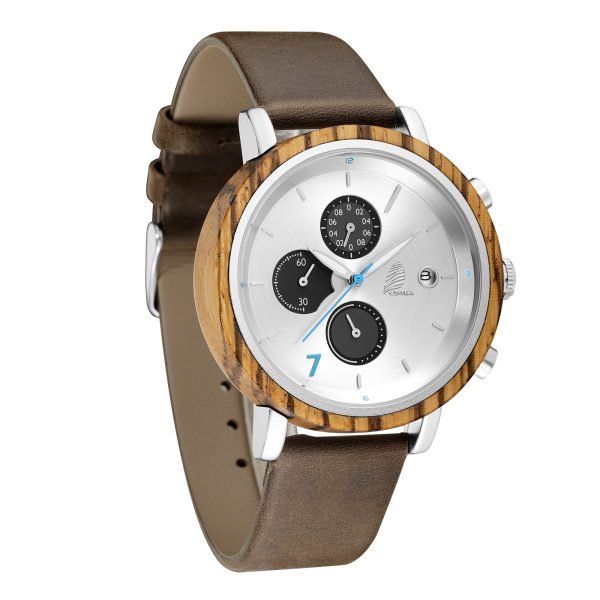 Barista-Men's watch With leather strap-42mm