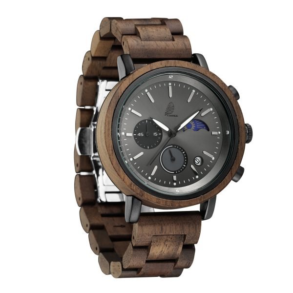 Wootch-Classic wood watch for men-43mm