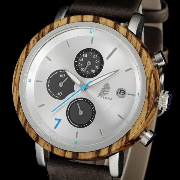 Barista-Men's watch With leather strap-42mm
