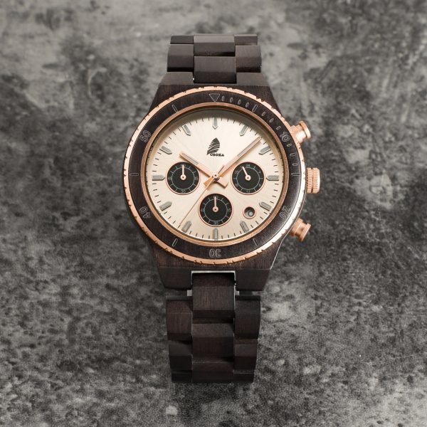 Urban-Walnut wood watch for men-43mm