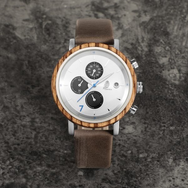 Barista-Men's watch With leather strap-42mm