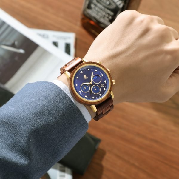 Sailor-Classic wood watch for men-43mm