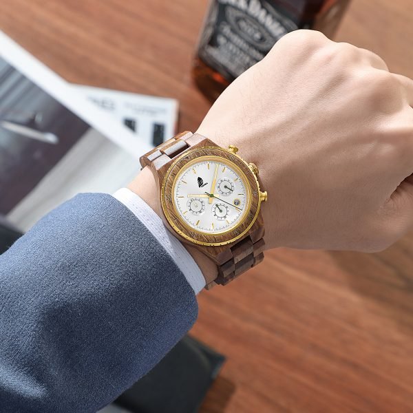 Hunter-Greengreen Sandalwood watch for men-43mm