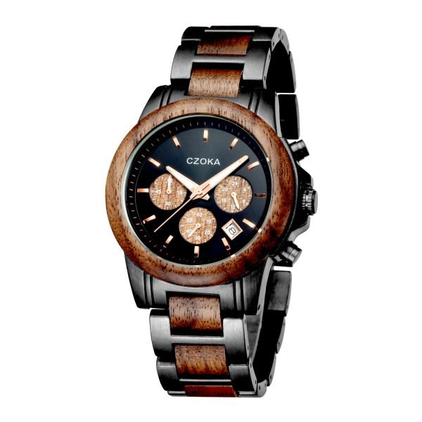 Ash-Original wooden watch-Walnut-43MM