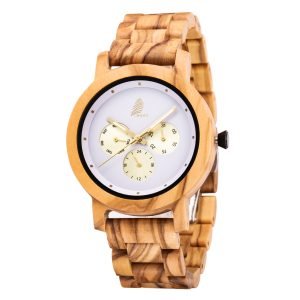 Maverick-Original Olive Wood Watch-43mm