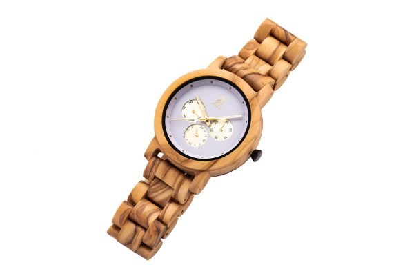 Maverick-Original Olive Wood Watch-43mm