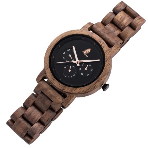 Camo-Original Walnut Wood Watch-43mm