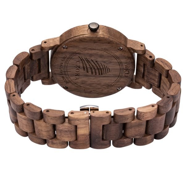 Camo-Original Walnut Wood Watch-43mm
