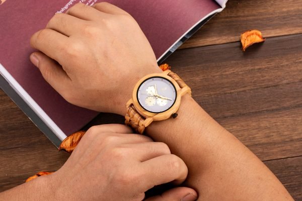 Maverick-Original Olive Wood Watch-43mm