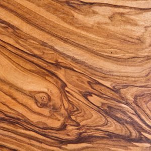 Olive wood watch