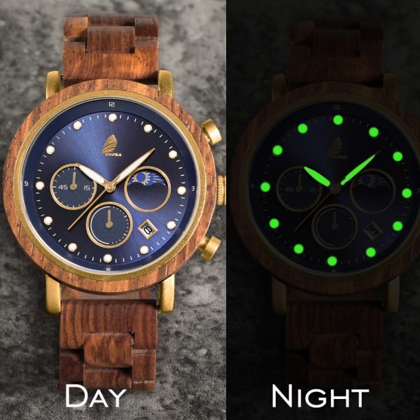 Sailor-Classic wood watch for men-43mm