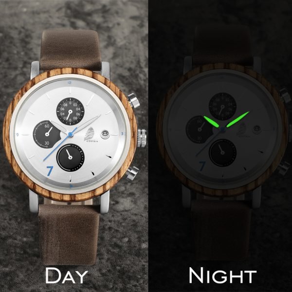 Barista-Men's watch With leather strap-42mm