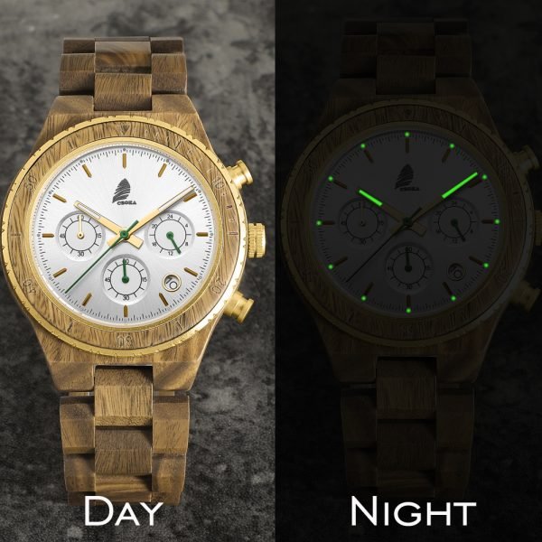 Hunter-Greengreen Sandalwood watch for men-43mm
