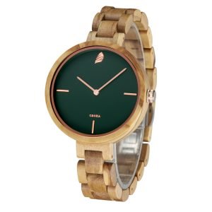 Nordic-Original Women's Wood Watch-Olive-36mm