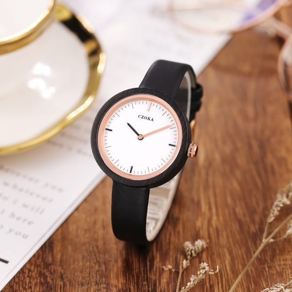 Sandalwood Women's Watch - Handmade Boho Wooden Bracelet | Eco Waterproof Gift for Her