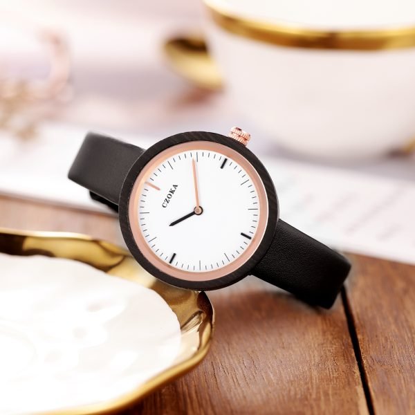 Sandalwood Women's Watch - Handmade Boho Wooden Bracelet | Eco Waterproof Gift for Her